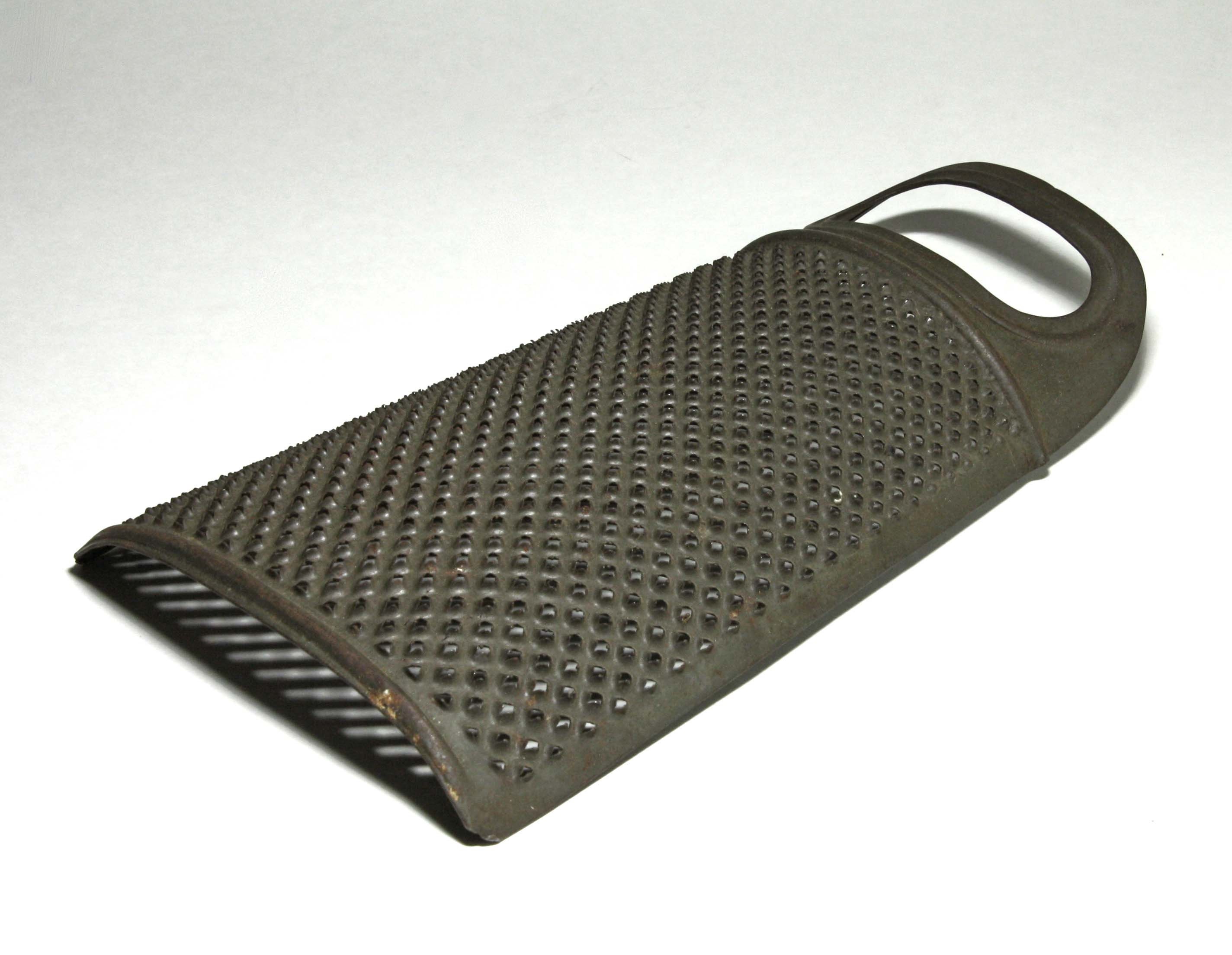 Vintage Large Metal Grater with Wood Handle – Attic and Barn Treasures