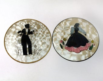 Vintage Sweethearts Peter Watson's Silhouette Prints - circa 1940;s