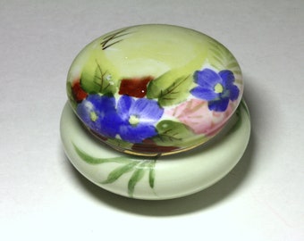 Vintage Porcelain Trinket Box by Jonroth Studios - circa 1917