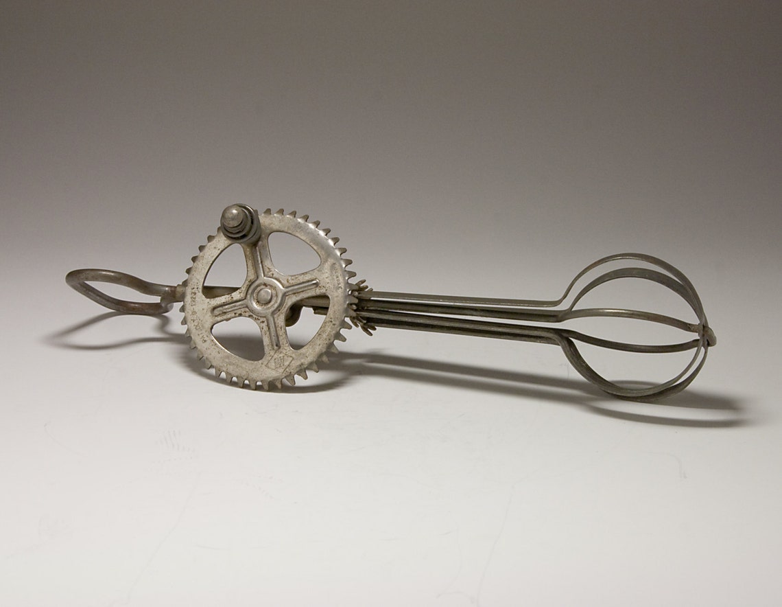 Antique A & J Metal Egg Beater Circa 1923 Etsy