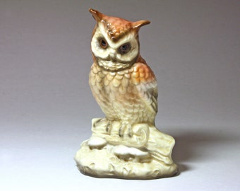Vintage Porcelain Owl from Japan
