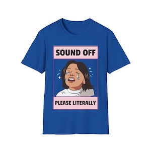 Sound Off Graphic T-Shirt: ADHD Emotional Statement, Misophonia Warning