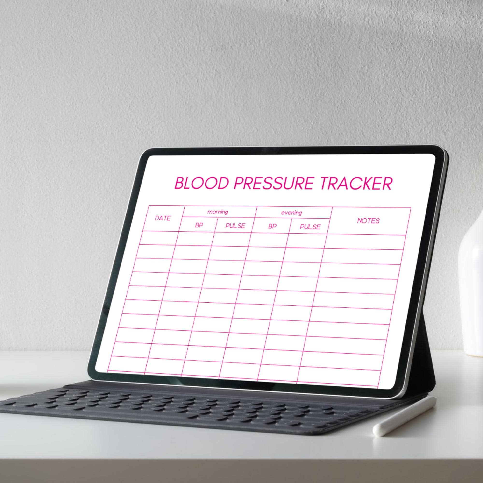 Blood Pressure Tracker Printable | Digital Blood Pressure Log | Health ...