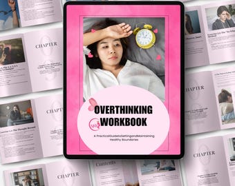 Werkboek Overdenken | Afdrukbaar dagboek voor mentale helderheid | Angstreflectie pdf | Digitale zelfhulpgids