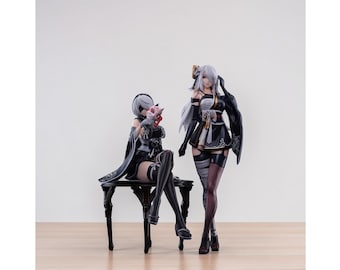 Kimono Version Figure, YoRHa Sitting Statue, Game Character Collection Model, Gift For Her