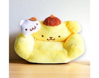 Cute Monster Doll Mini Sofa, Miniature Dollhouse Furniture, Doll Accessories Gift
