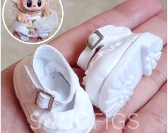 Cotton Dolls Shoes, Shoes for Monster Dolls, Leather Shoes for Doll, Dolls Accessories (No Doll, Only Shoes)