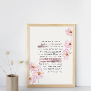 Yours Truly Digital Print | Digital Posters | Book Quotes Print | Bookish Poster | Book Lover Art Print | Digital art | Abby Jiminez Quotes