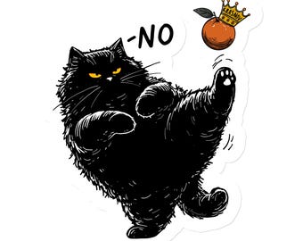 That&#39;s a No Chonky Black Cat Magnet