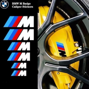 6 stickers for BMW M Sport brake calipers
