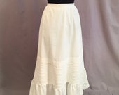 Vintage Edwardian PETTICOAT for Under Your Favorite Summer Whites