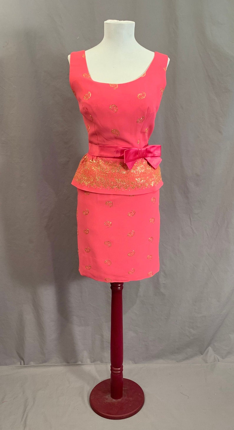 hot pink party dress