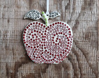 Beaded Apple Mosaic