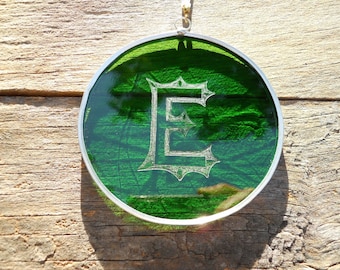 Stained Glass Letter E