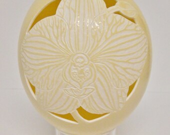 Orchid Ostrich Egg