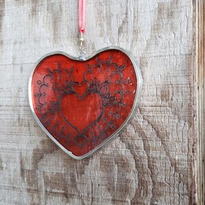 Painted Heart Suncatcher image 4