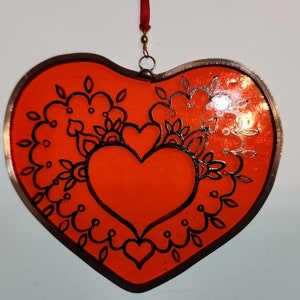 Painted Heart Suncatcher image 3