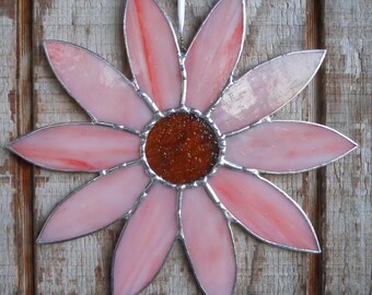 Pink Flower Suncatcher