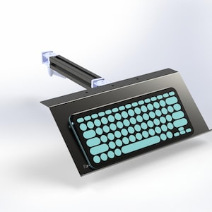 Support pour clavier Sim Rig avec bras pliable - Accessoire réglable pour simulateur de course pour les jeux et les simulateurs de vol