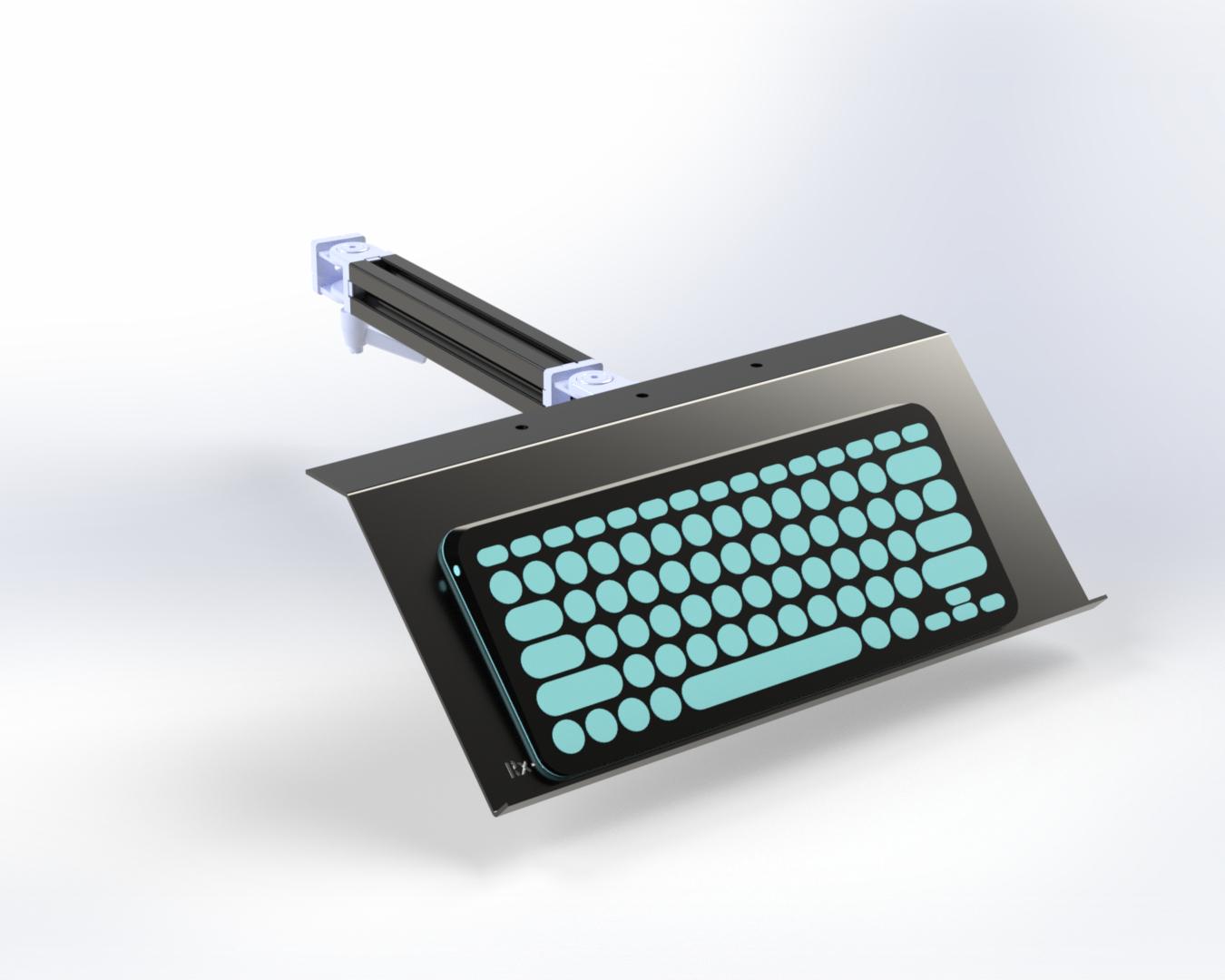 Sim Rig Fodable Sim Rig Keyboard Holder: Foldable Adjustable Arm Gaming Accessory - Etsy