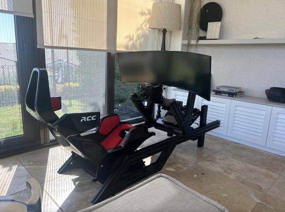 DIY Formula Sim Rig Cockpit Plans: Adjustable Racing Simulator (Digital Download)