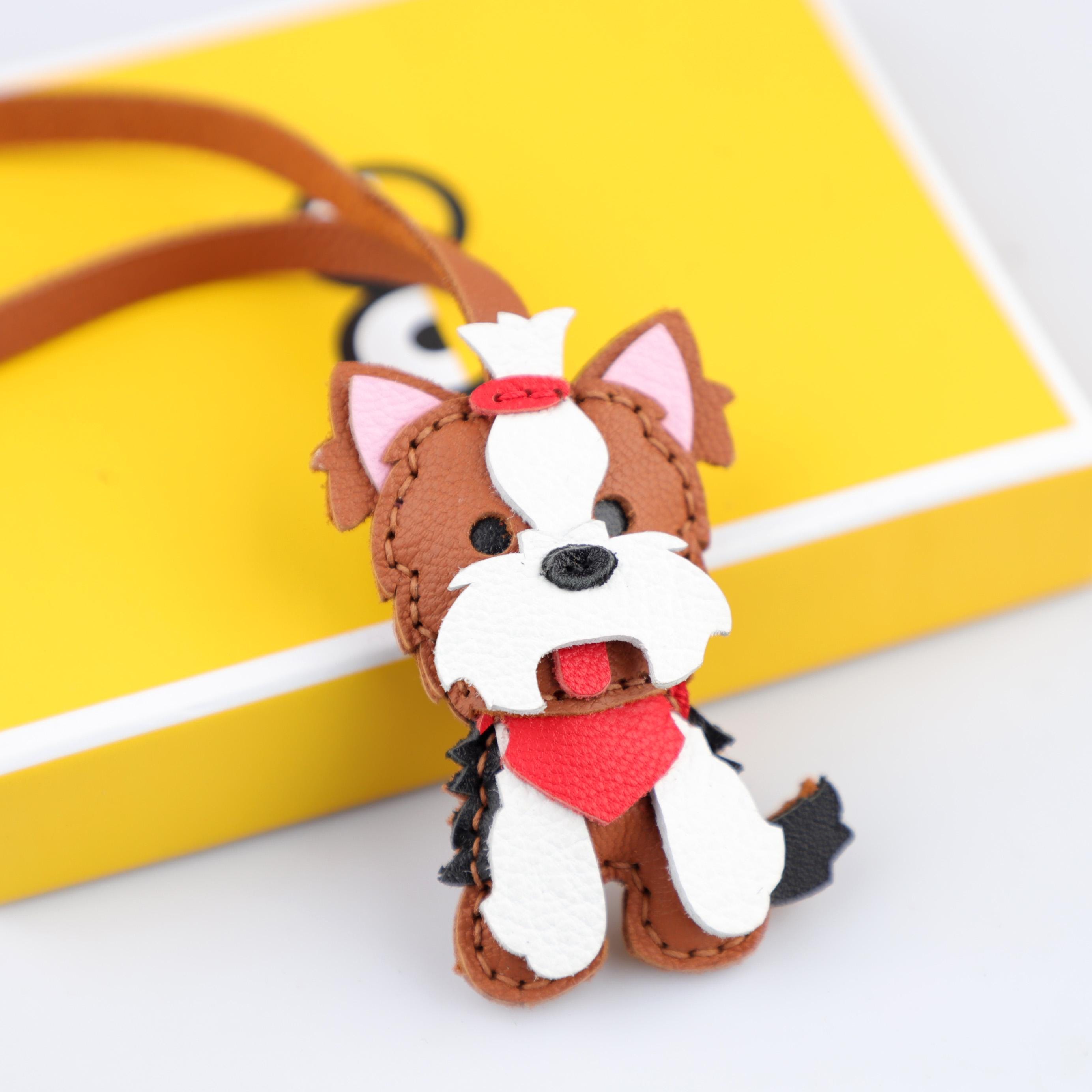 ヨーキー犬のバッグチャーム - Etsy 日本