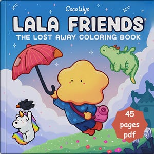 Cocowyo Lala Friends Malbuch PDF - Digitale Ausmalbilder
