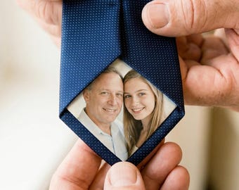Personalized Wedding Tie Patch, Custom Photo Patch for Groom Dad Grandpa, Memorial Gift for Father of the Bride, Father Gift