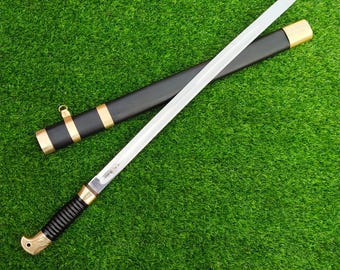 Handmade Paul Chen 1881 Shashka Saber Sword Cavalry Replica in J2 Steel Blade Collectible Historical Sword, Wedding Gifts Gift for Groomsmen