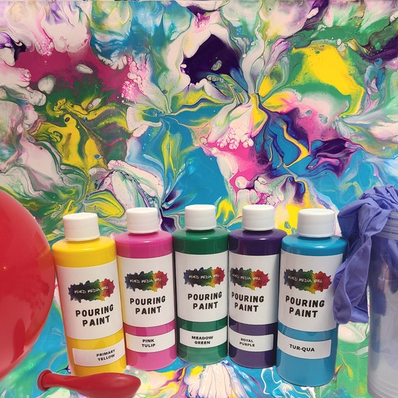 Smashing Balloons acrylic pour paint kit - READ full description