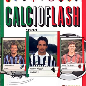 1992 CalcioFlash Sealed Vintage/Retro Football Sticker Pack