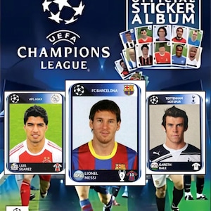 2010/11 Panini Champions League Sealed Football Sticker Pack