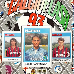 1993 CalcioFlash Sealed Football Sticker Pack