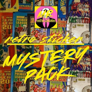 MrRetro Mystery Retro Sticker Football Pack