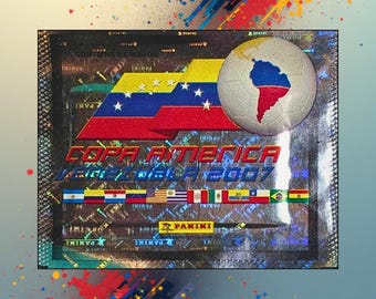 2007 Panini Copa America Sealed Sticker Pack - Lionel Messi Copa Rookie