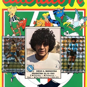 1984/85 Panini Calciatori Pack | Maradona Napoli Rookie Year | Sealed Vintage Italian Football Stickers | Sealed & Vintage Football Stickers