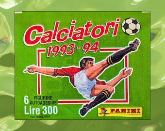 1993 Panini Calciatori Sealed Sticker Pack - Fabio Cannavaro Rookie