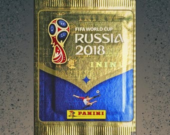 2018 Panini World Cup Sealed Sticker Pack - Kylian Mbappe Rookie