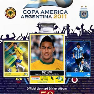 2011 Panini Copa America Sealed Football Sticker Pack