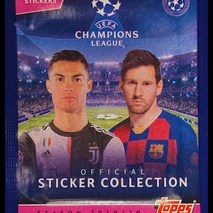 2019/20 Topps Champions League Sealed Football Sticker Pack