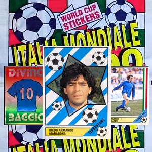 1990 Italia 90 Mundiale Sealed Vintage/Retro EXTREMELY RARE Football Sticker Pack
