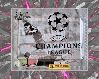 2000/01 Panini Champions League Sealed Sticker Pack