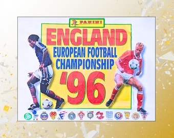 1996 Panini Euros Sealed Football Sticker Pack - Zinedine Zidane Rookie