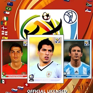 2010 FIFA World Cup Panini Sealed Pack | South Africa Edition | Messi, Ronaldo, Suarez | Rare Soccer Stickers