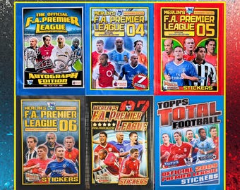 Premier League Sealed Sticker Pack Bundle (6 Packs!) inc. Cristiano Ronaldo Rookie Pack