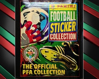 1997 Panini The Official PFA Collection Sealed Sticker Pack - David Beckham