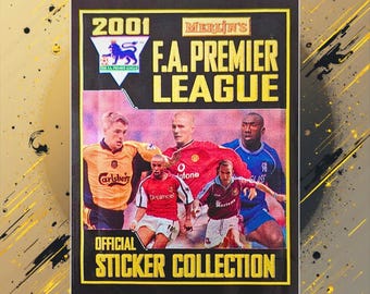 2001 Merlin Premier League Sealed Sticker Pack - David Beckham