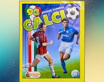 1993 Merlin Calcio Sealed Sticker Pack