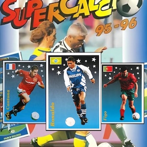 1995/96 Panini SuperCalcio Sealed Football Sticker Pack RONALDO ROOKIE