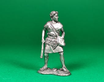 Figur David der Hirte - Sammlerstück Zinnminiatur (54mm)